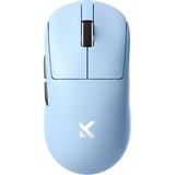 MCHOSE A7 Ultra draadloze gaming muis Blauw, tot 42.000 dpi, Bluetooth, 2,4 GHz