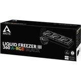 ARCTIC Liquid Freezer III 360 A-RGB 360mm waterkoeling Zwart