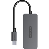 Sitecom USB-C naar 4x USB-C usb-hub Grijs