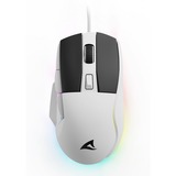 Sharkoon SKILLER SGM35 gaming muis Wit, 400 - 6400 dpi, RGB leds