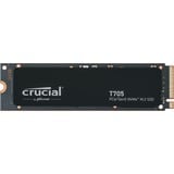 Crucial T705 1 TB SSD Zwart, PCIe 5.0 x4, NVMe 2.0, M.2 2280