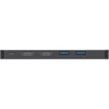 Sitecom 6-in-2 MacBook Multiport dockingstation Grijs