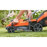 BLACK+DECKER BCMW3318L2-QW 2x 18V grasmaaier Oranje/zwart, 2x 18V 2.5Ah Accu en oplader inbegrepen