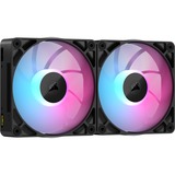 Corsair RX140 MAX RGB case fan Zwart, 2 stuks