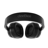 DeeBee Audio Pulse Black draadloze headset over-ear  Zwart, Bluetooth 5.2, Hybrid ANC