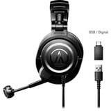 Audio-Technica ATH-M50xSTS StreamSet over-ear headset Zwart