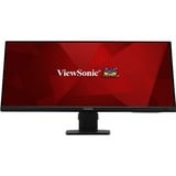 ViewSonic VA3456-MHDJ 34.1" UltraWide monitor Zwart (mat), 2x HDMI, 1x DisplayPort, sound