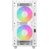 DeepCool CH360 DIGITAL mini tower behuizing Wit | 1x USB-A | 1x USB-C | RGB | Window