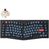 Keychron V10 Max-D3, toetsenbord Zwart, US lay-out, Gateron Jupiter Brown, RGB leds, 75% Alice, Double-shot PBT, hot swap, 2.4 GHz | Bluetooth | USB-C, Knob