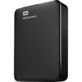 WD Elements Portable 2 TB externe harde schijf Zwart, WDBU6Y0020BBK-WESN, Micro-USB-B 3.2 (5 Gbit/s)