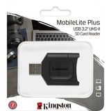 Kingston MobileLite Plus SD Reader kaartlezer Zwart, USB 3.2 Gen 1