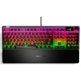 SteelSeries Apex 7, gaming toetsenbord Zwart, US lay-out, SteelSeries QX2 Blue, RGB leds