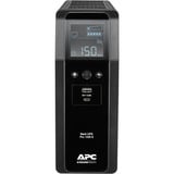 APC Back-UPS PRO BR1600SI - Noodstroomvoeding Zwart, 8x C13 uitgang, 2x USB charger (type A & C), 1600VA, USB dataport