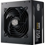 Cooler Master MWE Gold 750 - V2 (Full Modular), 750 Watt voeding  Zwart, 4x PCIe, Full Kabel-management