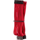 Corsair Premium Individually Sleeved ATX 24-Pin Type 4 Gen 4 kabel Rood