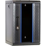 10 inch 9U Serverkast met glazen deur server rack
