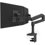 Ergotron LX Desk Dual Direct monitorarm Zwart