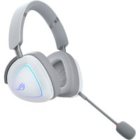 ASUS ROG Delta II Moonlight White Edition over-ear gaming headset Wit, RGB, 3.5 mm, 2.4 GHz, Bluetooth