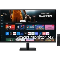 SAMSUNG Smart Monitor M7 M70D LS32DM702UUXEN 32" 4K UHD  Zwart, 2x HDMI, USB-C, WiFi, BT, Sound