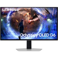SAMSUNG Odyssey OLED G6 LS27DG602SUXEN 27" gaming monitor Zilver, 360Hz, HDMI, Display Port, FreeSync Premium Pro