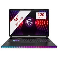 MSI Raider GE68 HX 14VIG-415NL 16"  gaming laptop Zwart | Core i9-14900HX | RTX 4090 | 32 GB | 2 TB SSD | 120 Hz