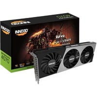 INNO3D GeForce RTX 4070 X3 OC grafische kaart DLSS 3, 3x DisplayPort, 1x HDMI 2.1