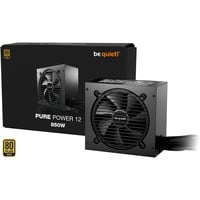 be quiet! Pure Power 12 850W voeding  Zwart, 3x PCIe, Kabelmanagement, 12VHPWR