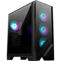 MSI MAG FORGE 320R AIRFLOW midi tower behuizing Zwart | 2x USB-A | RGB | Tempered Glass