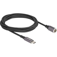 DeLOCK Laptop Charging Cable USB Type-C male to magnetic 8 pin connector 1.8 m kabel antraciet/zwart