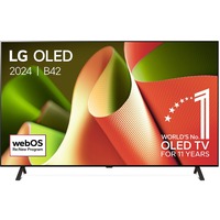 LG OLED55B42LA 55" Ultra HD Led-tv Donkergrijs, 4x HDMI, 2x USB-A, Optisch, CI, Bluetooth, LAN, WLAN, HDR10