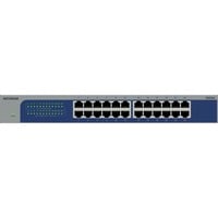 Netgear GS524 24-poorts Gigabit Ethernet unmanaged switch Grijs/blauw