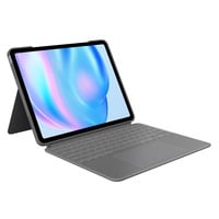 Logitech Combo Touch iPad Air 13" (M2) (2024) Keyboard Case, toetsenbord Zwart