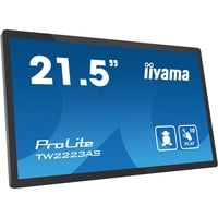 iiyama ProLite TW2223AS-B2 21.5" Public Display Zwart (mat), Touch, HDMI, Audio, USB, LAN, Android, Bluetooth