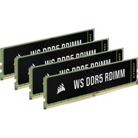 Corsair 64 GB DDR5-5600 ECC (4x 16 GB) Quad-Kit servergeheugen Zwart, CMA64GX5M4B5600C40, WS, XMP 3.0