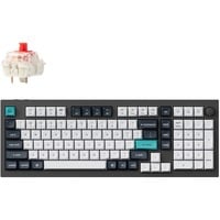 Keychron Q5 Max-M1, toetsenbord Zwart, US lay-out, Gateron Jupiter Red, 96%, RGB leds, KSA double-shot PBT, hot swap, Knob, 2.4GHz | Bluetooth 5.1 | USB-C