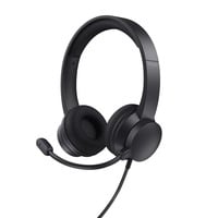 Trust Ayda USB-ENC PC Headset on-ear  Zwart