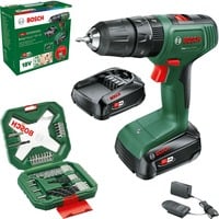 Bosch EasyImpact 18V-40 accuschroefklopboormachine  schroeftol Groen/zwart, 2x 2,0 Ah accu en oplader inbegrepen, POWER FOR ALL ALLIANCE