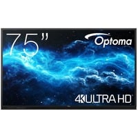 Optoma 3752RK 75" 4K Ultra HD Public Display Touch, HDMI, VGA, DisplayPort, Audio, USB 2.0 / 3.0, LAN, Wifi 6