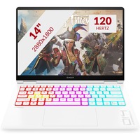 OMEN Transcend 14-fb0095nd (A12LVEA) 14"  gaming laptop Wit | Core Ultra 9 185H | RTX 4070 | 32 GB | 1 TB SSD | Incl. HyperX Cloud III draadloos gamingheadset