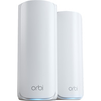 Alternate Netgear ORBI RBE772-100EUS WIFI 7 MESH Zusatzsatellit 2er Set, Mesh Access Point weiß, Tri-Band WiFi 7 aanbieding