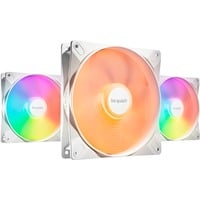 be quiet! Light Wings LX 140mm PWM high-speed Triple Pack White case fan Wit, 4-pin PWM, RGB