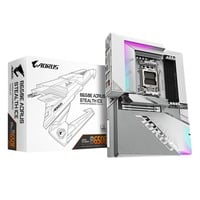 GIGABYTE B650E AORUS STEALTH ICE socket AM5 moederbord Wit/zilver, RAID, 2.5 Gb-LAN, Wi-Fi 7, BT, Sound, ATX