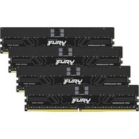 Kingston FURY 128 GB DDR5-6800 Quad-Kit servergeheugen Zwart, KF568R34RB2K4-128, Renegade Pro, XMP 3.0