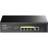 Cudy 5-Port 10/100/1000 POE+ Switch with 1 SFP Port Zwart