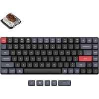 Keychron K3 Pro-A3, toetsenbord Zwart, US lay-out, Gateron Low Profile Mechanical Brown, White leds, 75%, Double-shot PBT, Bluetooth 5.1