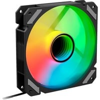 Sharkoon SHARK Mirror RGB PWM case fan Zwart, 4-pin PWM