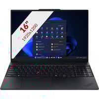 Alternate Lenovo ThinkPad E16 Gen 3 (21SR003YMH) 16" laptop Zwart | Ultra 7 255H | Arc 140T | 32 GB | 1 TB SSD aanbieding
