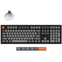 Keychron K10 Max-H3, toetsenbord Zwart, US lay-out, Keychron Super Brown, RGB leds, OSA Double-shot PBT, hot swap, USB-C | 2.4 GHz | Bluetooth 5.1