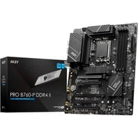 MSI MSI PRO B760-P II socket 1700 moederbord Zwart