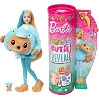 Mattel Cutie Reveal met kostuumthema en 10 verrassingen Pop Teddybeer als dolfijn